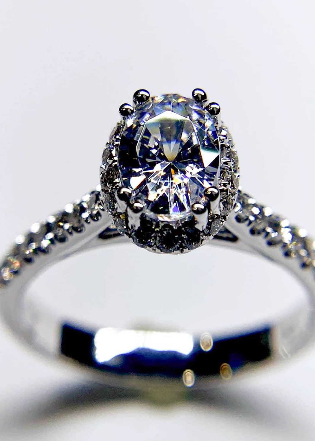 Engagement Ring White Gold