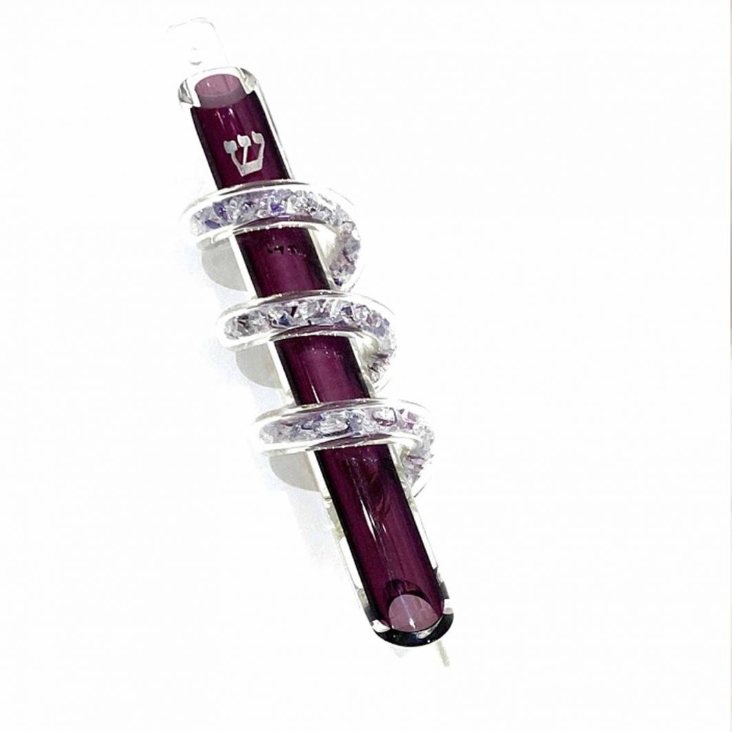 Entwinded Rings Mezuzah