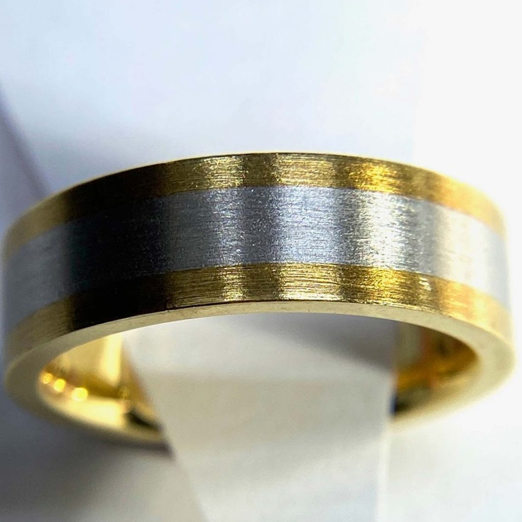 Gents Two Tone Ring